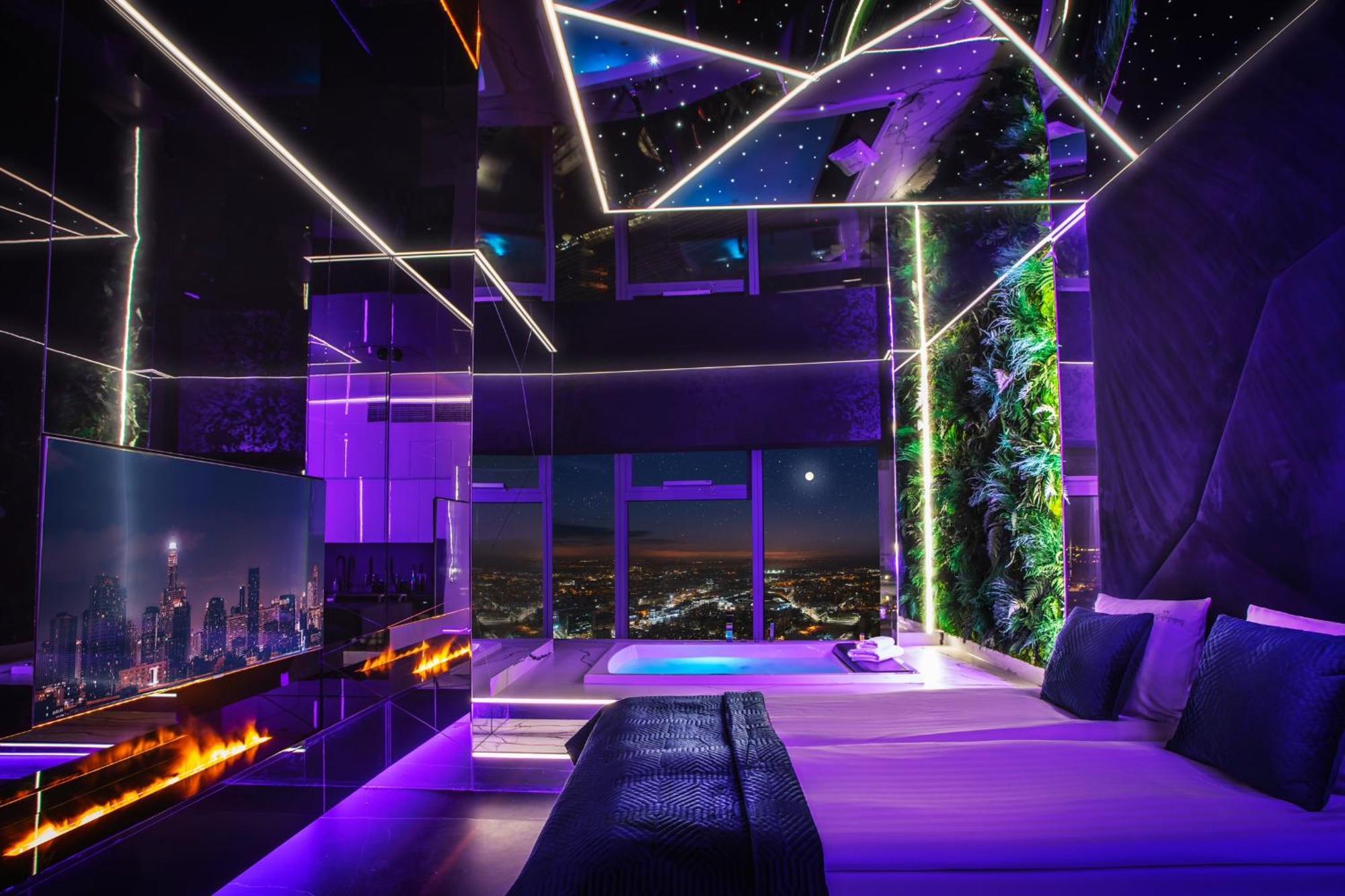 Apartamenty Sky Tower Z Jakuzzi Przy Oknie Вроцлав Экстерьер фото